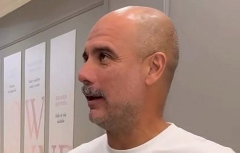 Pep Guardiola gây bất ngờ với diện mạo mới