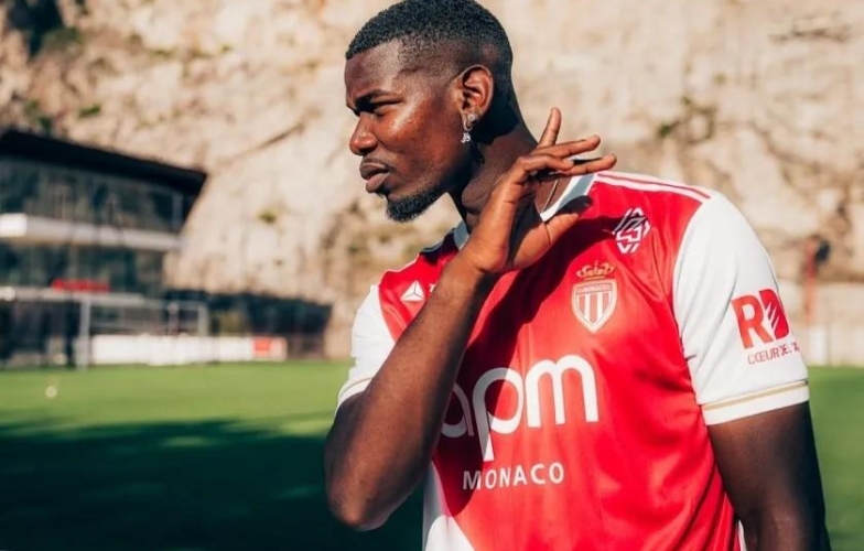 Paul Pogba tiếp tục 'mất tích' trong màu áo Monaco