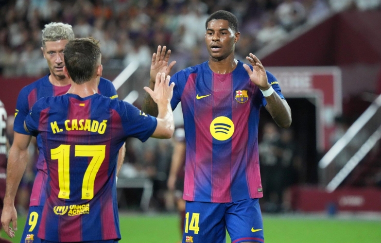 Hansi Flick ca ngợi hết lời Rashford và dàn sao La Masia