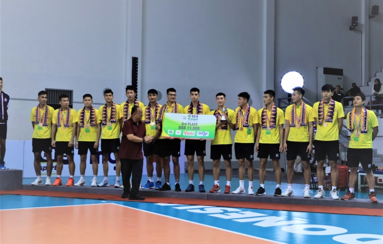 Bóng chuyền nam Việt Nam giành HCĐ chặng 1 SEA V.League 2023