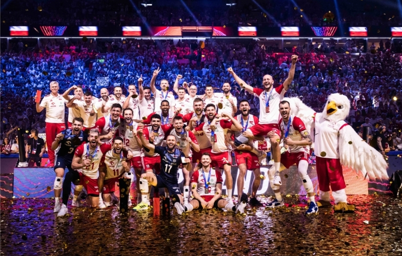 Trao thưởng cá nhân và đồng đội giải bóng chuyền nam VNL 2023: Ba Lan vô địch