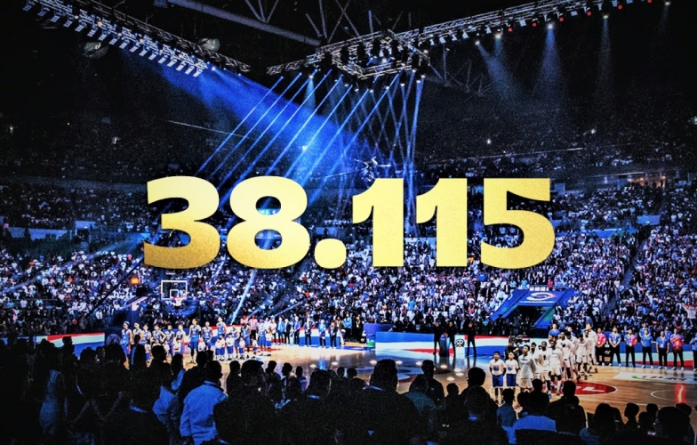 38.115 CĐV bóng rổ Philippines phá vỡ kỷ lục tồn tại 29 năm tại FIBA World Cup