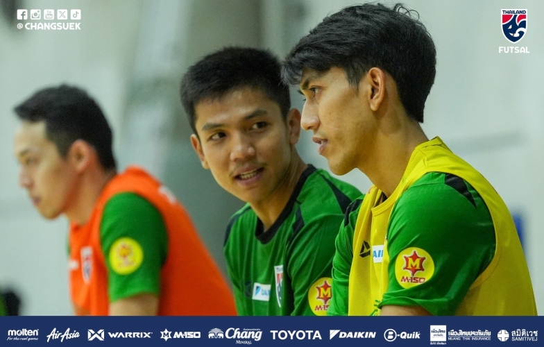 VIDEO: ĐT Thái Lan tập luyện chuẩn bị cho Continental Futsal Championship