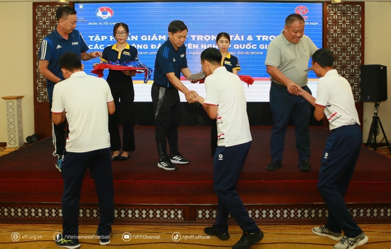 Bế mạc chương trình tập huấn giám sát trọng tài, trọng tài mùa giải bóng đá chuyên nghiệp 2024/25