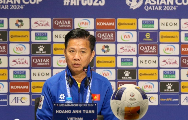 HLV Hoàng Anh Tuấn nhắc lại 'ký ức Thường Châu' ở buổi họp báo U23 châu Á