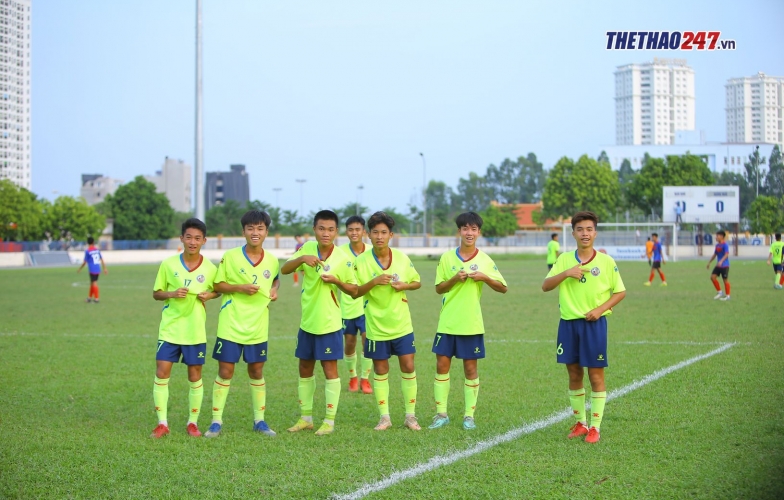 U15 Nam Định thắng dễ dàng U15 Quảng Ngãi tại VL U15 Quốc Gia 2022