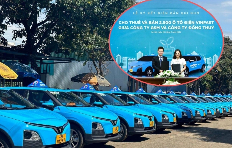 Lado Taxi tiếp tục mua và thuê thêm hàng ngàn xe điện VinFast