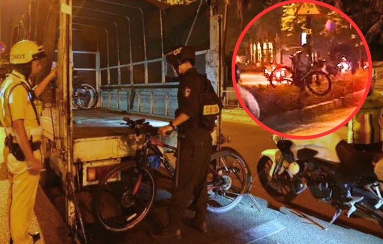 TP.HCM: Đi sai luật, hàng chục ‘cua-rơ’ bê xe bỏ chạy khi đụng mặt cảnh sát giao thông