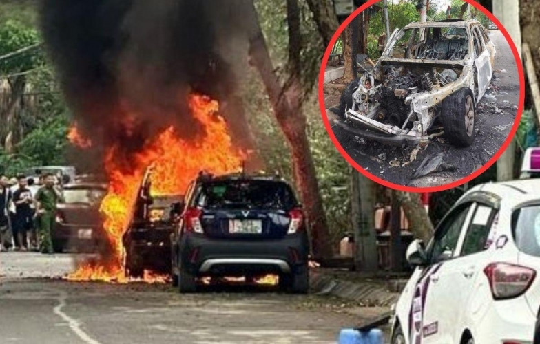 Hà Nội: Xe sang BMW X5 bất ngờ bị lửa thiêu rụi khi đang đỗ bên đường