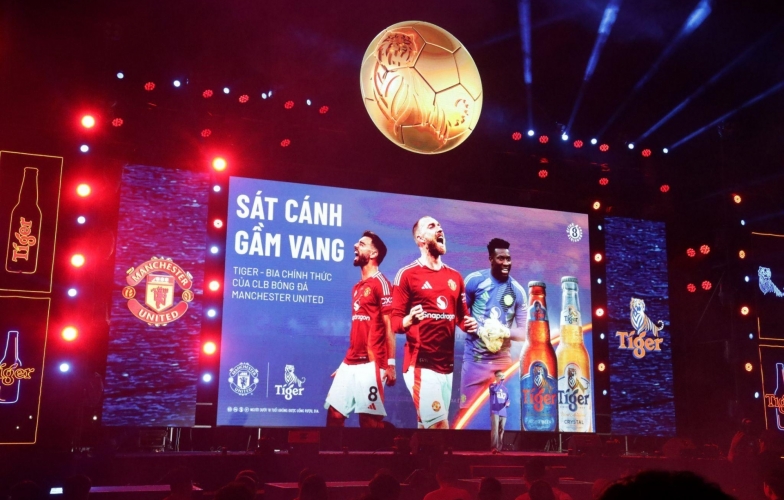 Tưng bừng sự kiện Tiger Beer, thương hiệu bia chính thức của Manchester United