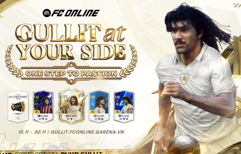 FC Online Mời Huyền Thoại Bóng Đá Thế Giới - Ruud Gullit tới Việt Nam Giao Lưu Cùng Người Hâm Mộ Nước Nhà