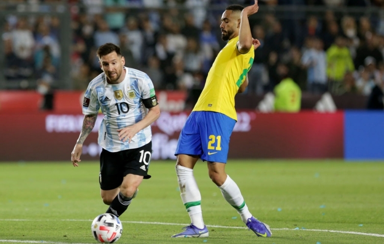 Argentina và Brazil chia điểm trong trận 'Siêu kinh điển' Nam Mỹ