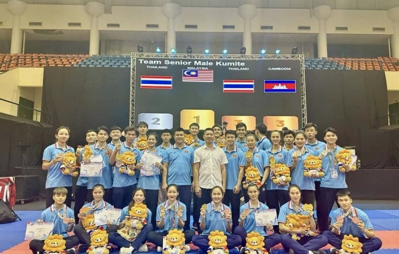 Karate Việt Nam đứng đầu giải vô địch Đông Nam Á 2024