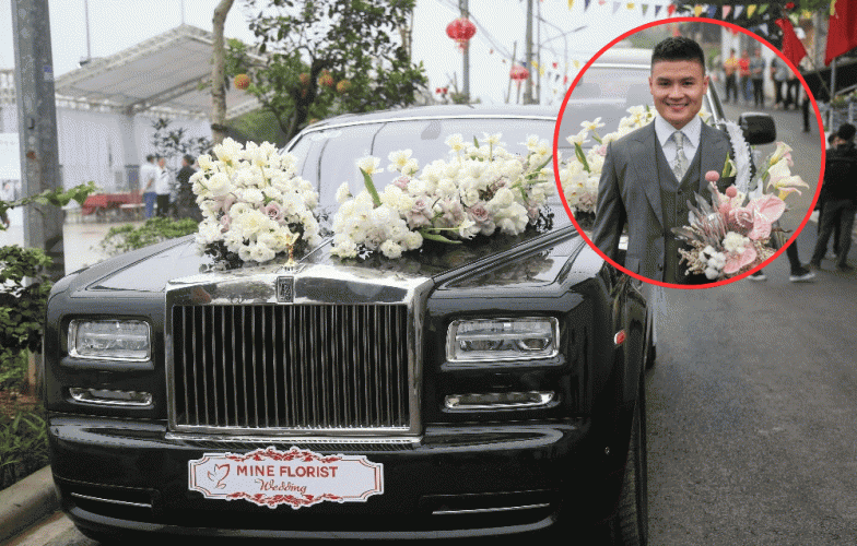 Cận cảnh cực phẩm Rolls-Royce Phantom Series II giá 15 tỷ trong đám cưới Quang Hải - Chu Thanh Huyền