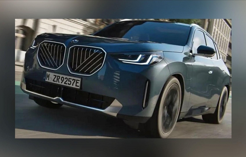 BMW X3 2025 rò rỉ hình ảnh: Thiết kế gây tranh cãi với lưới tản nhiệt khổng lồ