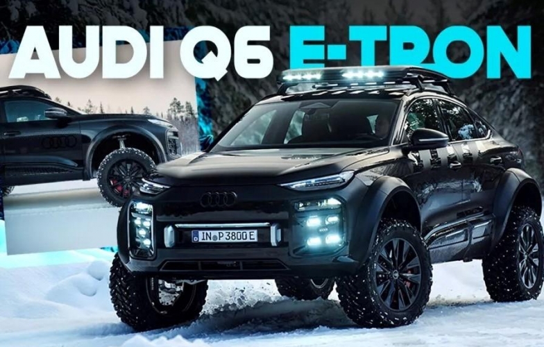 Lộ diện xe điện Audi Q6 e-tron Offroad Concept với thiết kế cực hầm hố