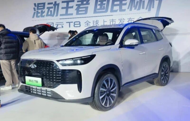 SUV hybrid Chery Fulwin T8 lên kệ thị trường 'sát vách', chạy 130 km không cần xăng