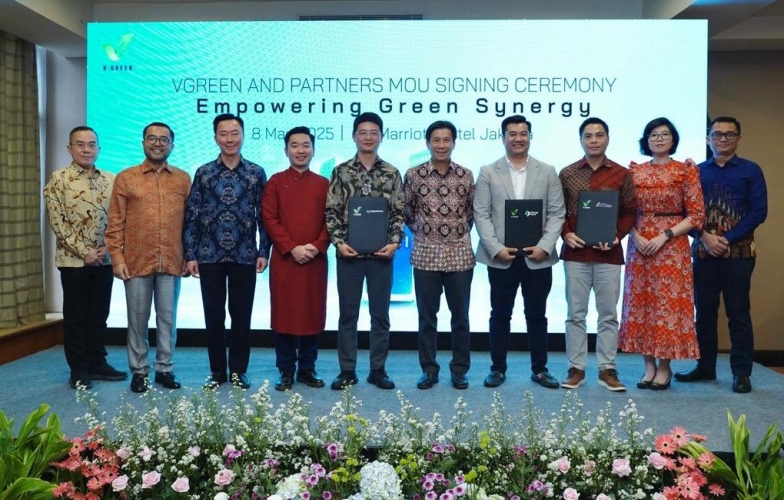 V-GREEN bắt tay 4 đối tác, triển khai 63.000 cổng sạc xe điện VinFast tại Indonesia
