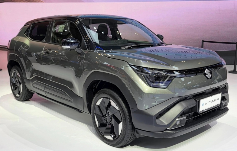 Cận cảnh SUV điện Suzuki eVitara tại Đông Nam Á, tầm vận hành có thể tới 500 km/sạc