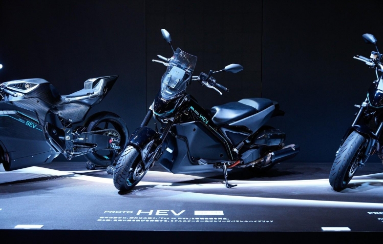 Bộ đôi xe máy hybrid của Yamaha gây chú ý tại triển lãm Nhật Bản