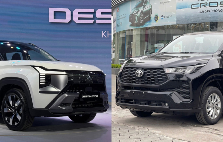 Cùng tầm giá hơn 700 triệu đồng, chọn Mitsubishi Destinator hay Toyota Innova Cross?