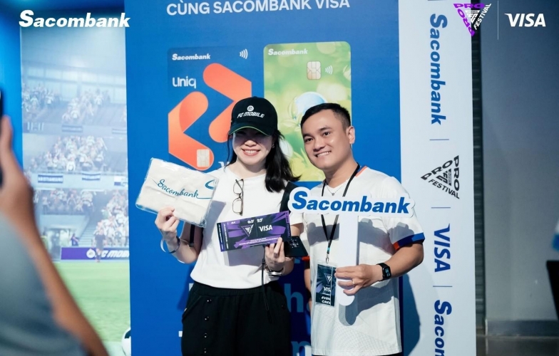 Sacombank đồng hành cùng visa tại sự kiện thể thao điện tử EA SPORTS FC PRO FESTIVAL 2025