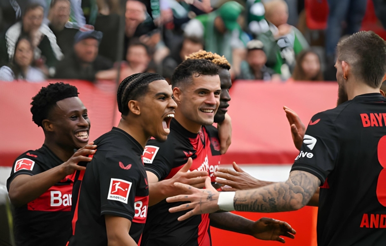 Leverkusen chính thức lên ngôi vô địch Bundesliga