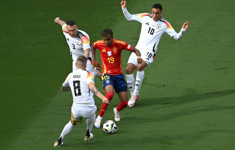 Trực tiếp Đức 0-0 Tây Ban Nha: Giờ nghỉ giải lao