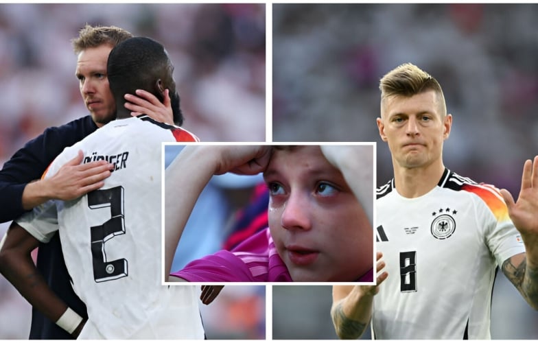 CHÙM ẢNH: Cầu thủ Đức thất thần, NHM rơi lệ sau trận thua Tây Ban Nha