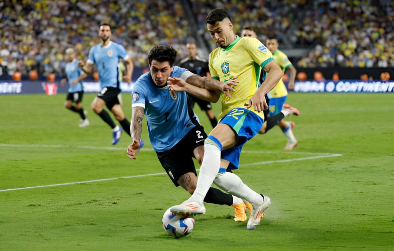 Trực tiếp Uruguay 0-0 Brazil: Loạt sút luân lưu