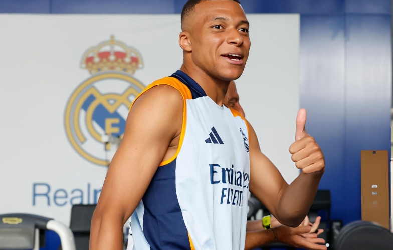 Mbappe 'lên nòng', sẵn sàng xuất trận tại Siêu cúp châu Âu