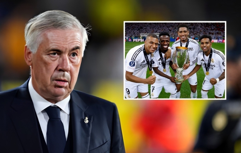 Ancelotti chuẩn bị 'tạo cách mạng' với bộ ba Mbappe, Vini và Rodrygo