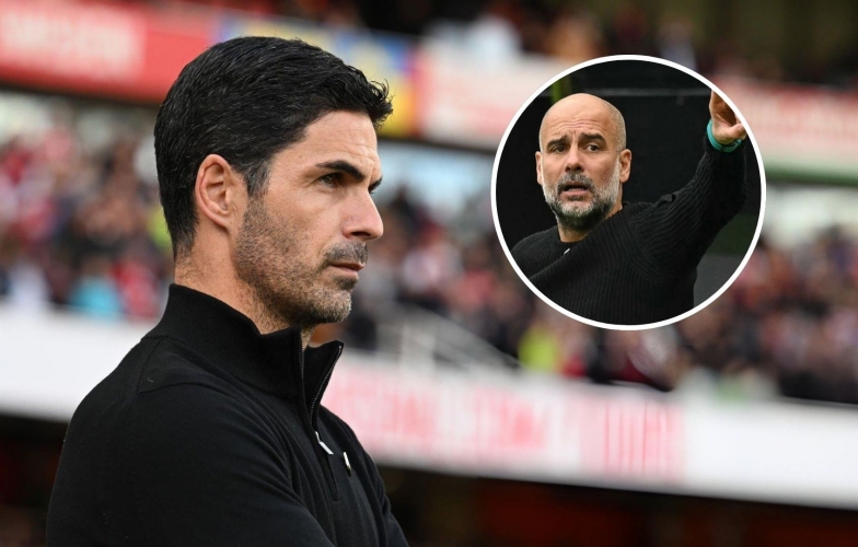 Arteta nói thẳng quan hệ với Pep Guardiola sau trận thắng Leicester