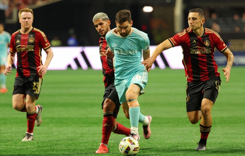 Messi vô duyên, Inter Miami thất bại phút cuối trước Atlanta