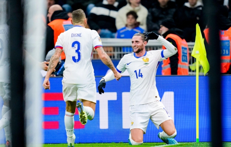 Rabiot lập cú đúp, Pháp dễ dàng đánh bại Ý tại Nations League