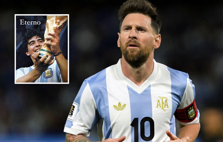 Messi gửi lời tri ân huyền thoại bóng đá Argentina