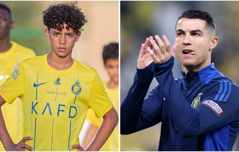 Con trai Ronaldo đạt thông số 'khủng' tại Al Nassr