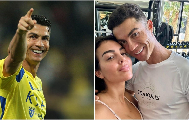 Ronaldo thể hiện sự ấm áp với 'vợ hờ' Georgina