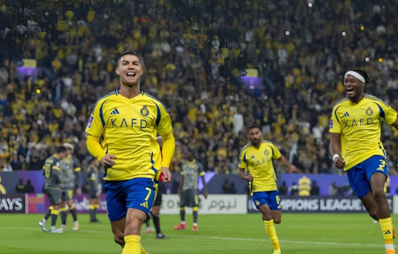 Ronaldo lập cú đúp, Al Nassr thắng giòn giã tại C1 Châu Á