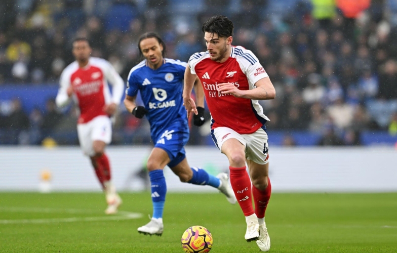 Trực tiếp Arsenal 0-0 Leicester: Áp đảo