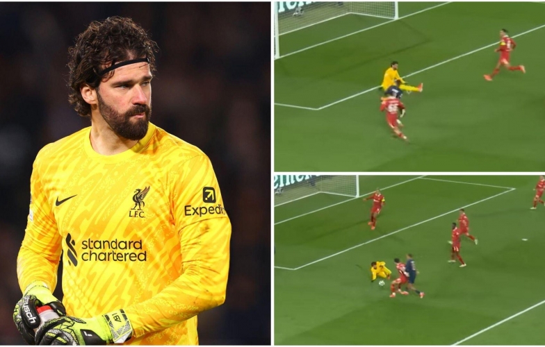 Alisson 'quay chong chóng' cứu thua cho Liverpool trước PSG