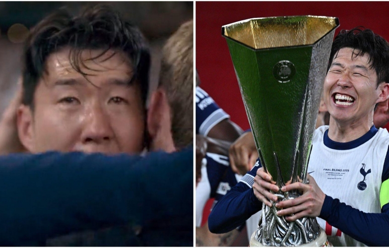 Son Heung-min khóc nức nở ngày vô địch Europa League