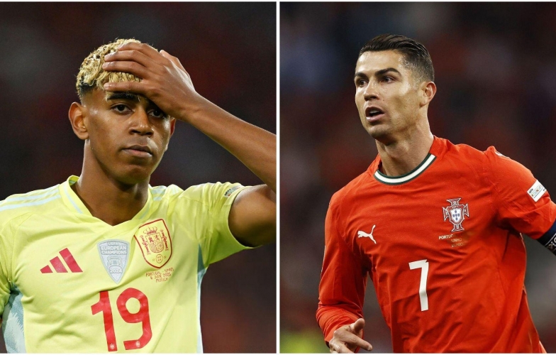 Yamal có cử chỉ không đẹp với Ronaldo