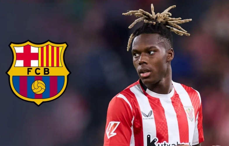 Barca nguy cơ đổ bể vụ Nico Williams vì 'gã khổng lồ'