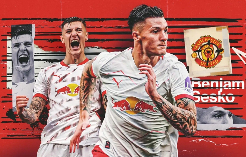 Chuyển nhượng MU 6/8: Tin vui từ Benjamin Sesko; Harry Maguire chốt tương lai