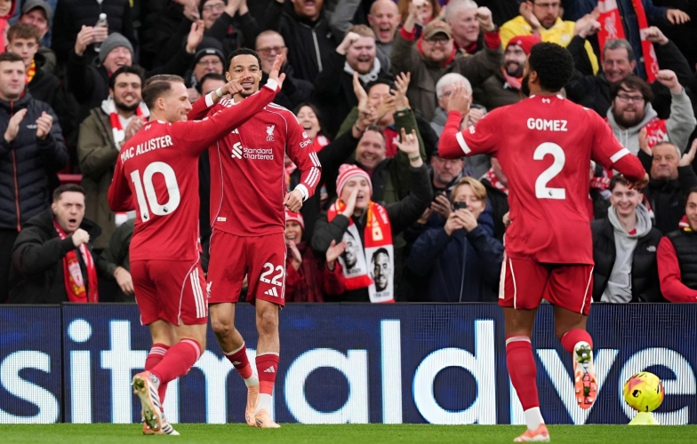 Trực tiếp Liverpool 1-0 Brighton: Bàn thắng sớm
