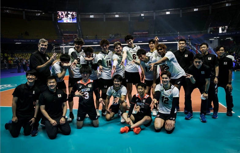 Đánh bại 'anh cả châu Á', tuyển nam Nhật Bản vượt mặt chính đối thủ trên BXH FIVB