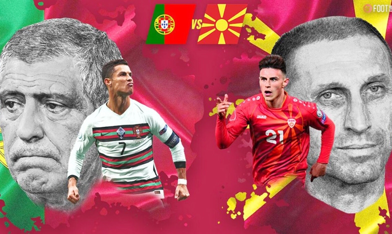 Xem trực tiếp Bồ Đào Nha vs Bắc Macedonia ở đâu? Kênh nào?
