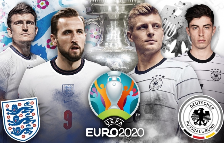 Xem trực tiếp Anh vs Đức - EURO 2021 ở đâu? Kênh nào?
