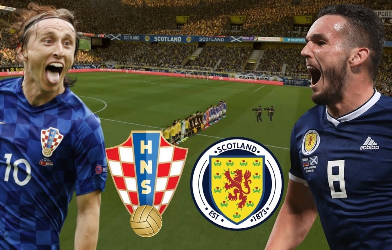 Đội hình CHÍNH THỨC Croatia vs Scotland: Niềm hi vọng Luka Modric!